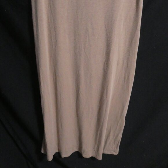 VENUS | large | Beige Sleeveless Maxi Dress | Slit Bottom Side | Preloved - Picture 12 of 14